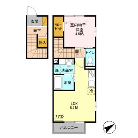 MYU東船橋の物件間取画像